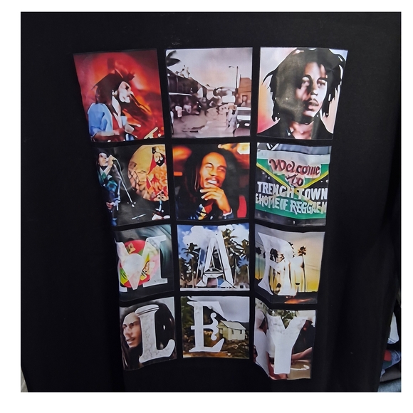 Bob Marley Graphic Tee - Black - Size 2X Unisex - Picture 3 of 4